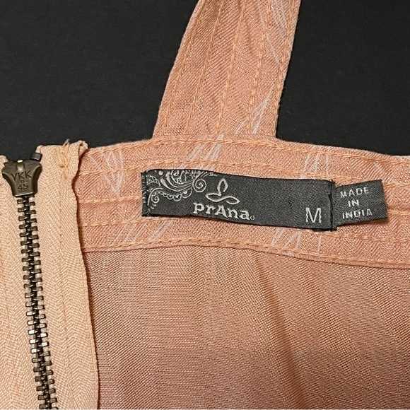 Prana Sundrifter Midi Dress Apple Blossom Print, peach color Size Medium - Picture 2 of 13